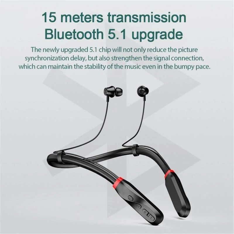 I35 Neckband Wireless Earbuds TWS Bluetooth Headphones 9D Sound In Ear Earphones Waterproof Sports Headest With Mic For Phone