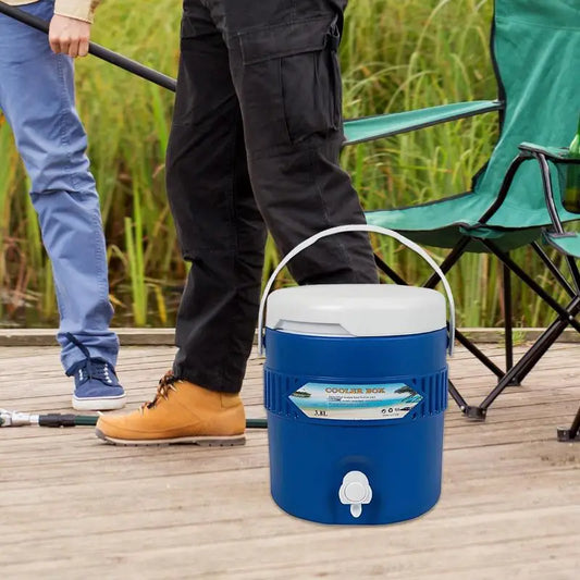3.8L Camping Coolers Long-Lasting Insulation Portable Drink Dispensers Long-Lasting Insulation Greation ﻿