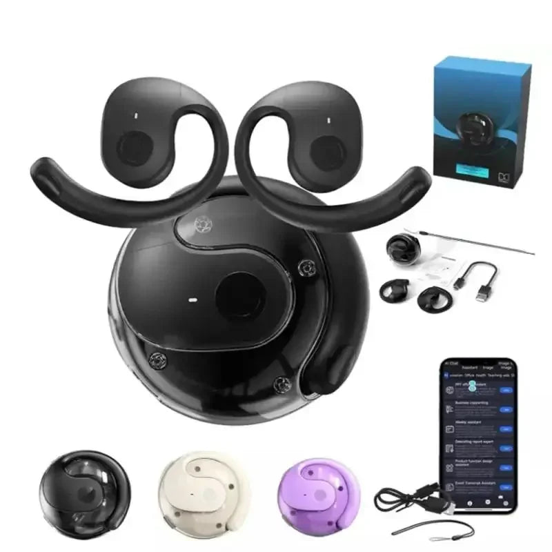 Little Coconut Ball Bluetooth Headphones Ows Over-ear Headphones with Long Battery Life New Fashion Wireless Bluetooth Earphones