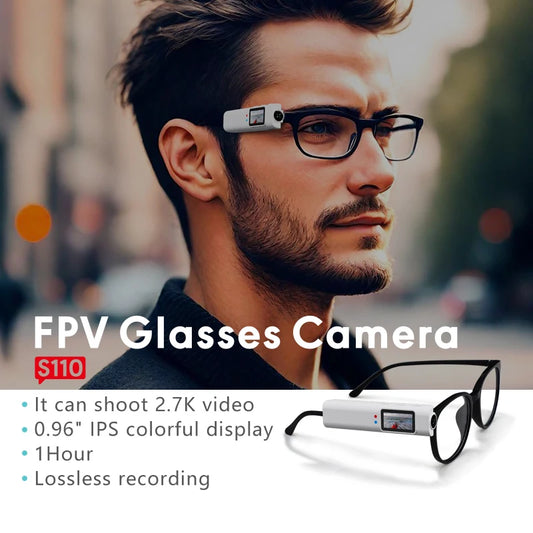 Glasses With Sports Camera 1080P HD WIFI Mobile Phone Interconnection Recording And Video Head-mounted Replacement Glass