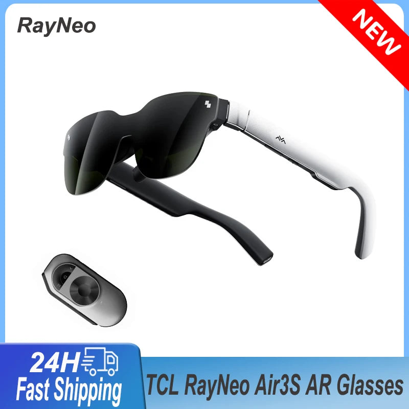 TCL Rayneo Air 3s Smart AR Glasses 120hz OLED Screen Private Cinema Pocket For iPhone Android PC Switch PS4 XBOX Gaming Glasses