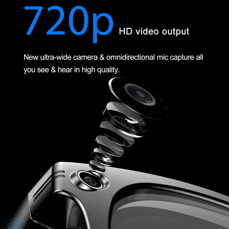 Xiaomi Smart Glasses Recording Videos Photo Recognition AI Answer Translation 260mAh Large Battery IP65 Waterproof Smart Glasses