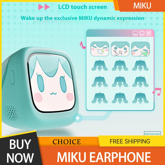 Earphone Wireless Bluetooth Headphones Set Anime Cartoon Silicone Protective Cover Semi-In-Ear Custom Girls Toys Cute Gifts