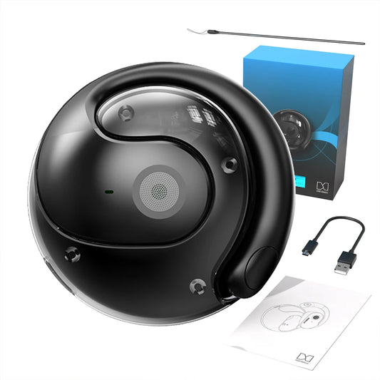 Bluetooth AI Real-time Language Translation Earphones Wireless 144 Languages Ear Hanging Headphone Translator forTravel Business