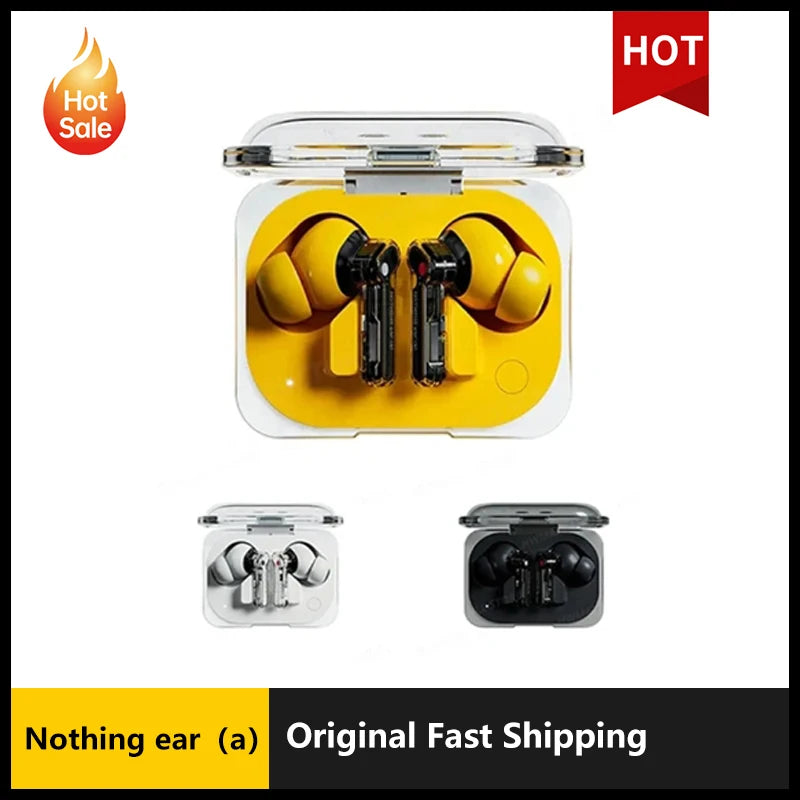 Nothing Ear (a) Wireless Bluetooth Earphone Active Noise Cancelling ANC Dynamic In-Ear Earphone HIFI Long Battery Life For Gamer
