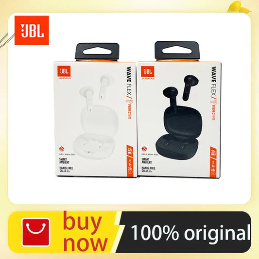 JBL WAVE FLEX Wireless Bluetooth In-Ear Headphones Noise Canceling Sports Waterproof Subwoofer Headphones