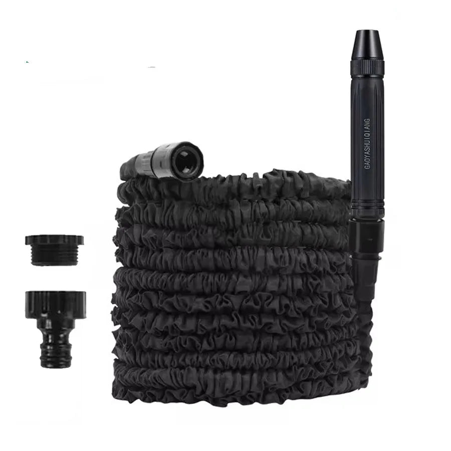 25FT-200FT Expandable Magic Hose Home Garden Watering Water Pipes High-Pressure Car Wash Cleaning Water Gun Gardening Supplies