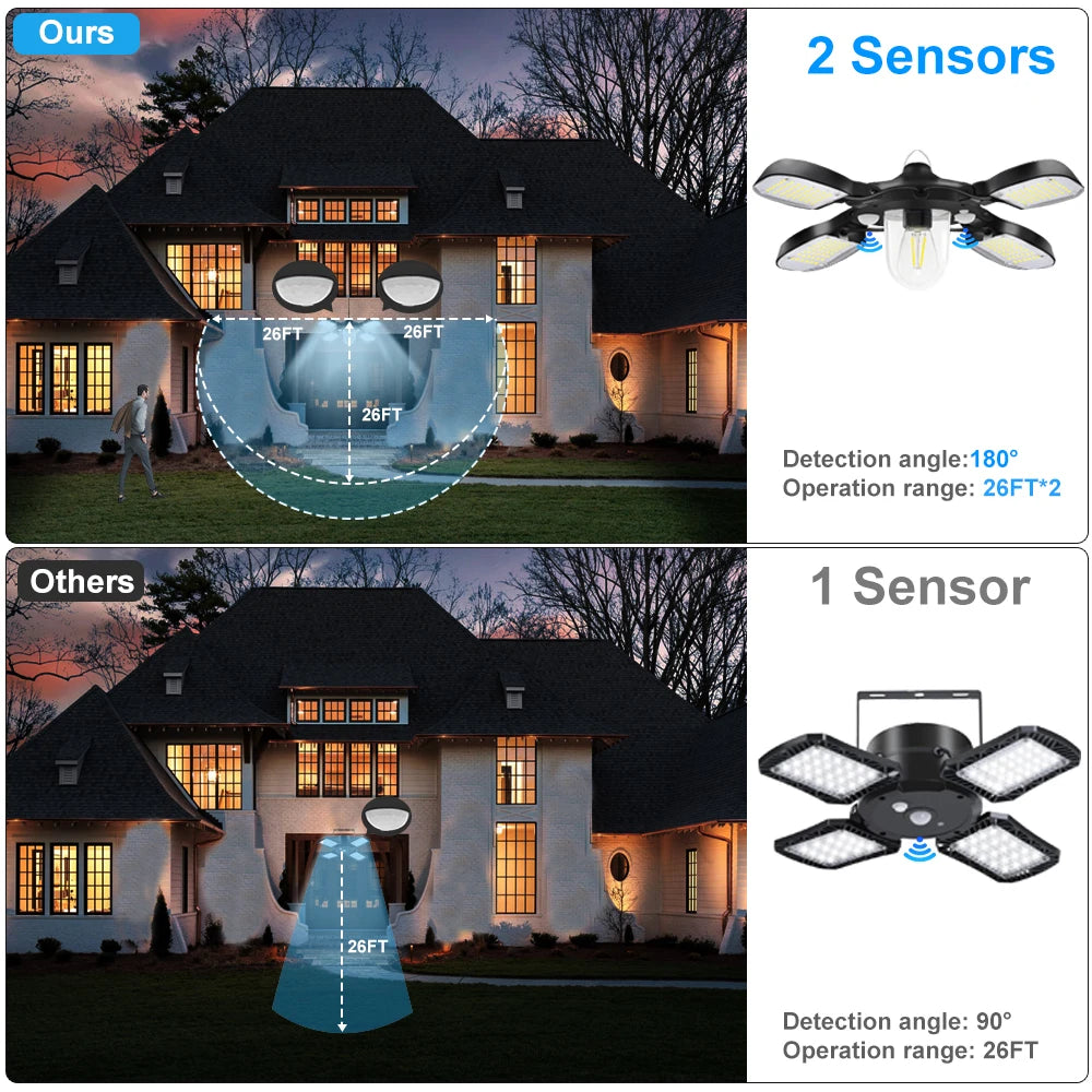 Solar Lights Indoor Outdoor Solar Pendant Light 180/228 LED Shed Lamp Motion Sensor with Remote IP65 Waterproof Barn Gazebo Yard