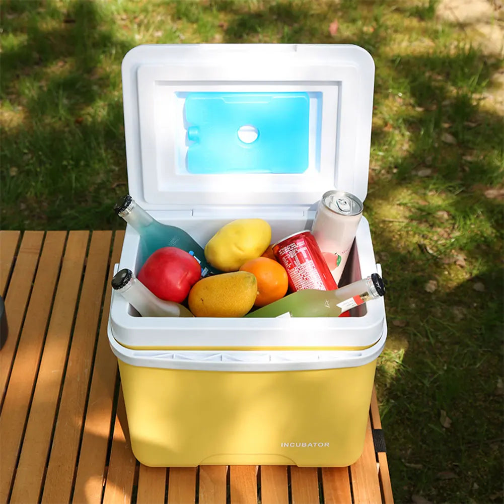 15L Camping Cooler Box Multipurpose Outdoor Hard Cooler for Camping Picnic Beach Drink Beverage Fishing