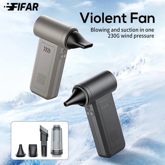 FIFAR DQ275 Electric Air Duster Air Blower Vacuum Cleaner 130000RPM  Rechargeable 5-Gear Brushless Motor for Car/PC/Home/Outdoor
