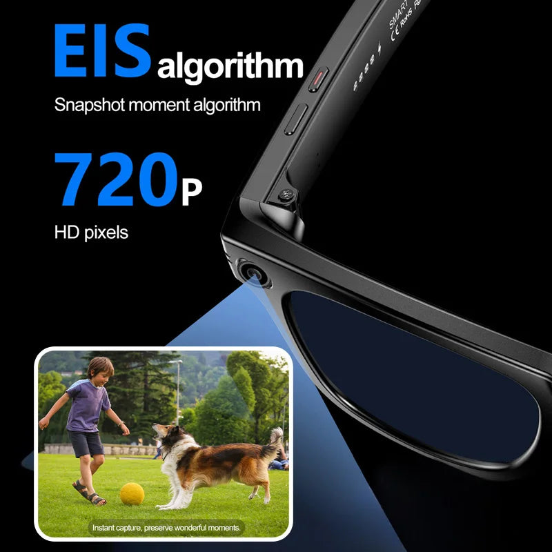 Xiaomi Smart Glasses Recording Videos Photo Recognition AI Answer Translation 260mAh Large Battery IP65 Waterproof Smart Glasses