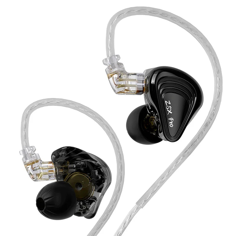 Pre-order KZ ZSX Pro 12 Driver Hybrid In-Ear Monitors with Premium Sound & Ergonomic Design Detachable Cable Headphone