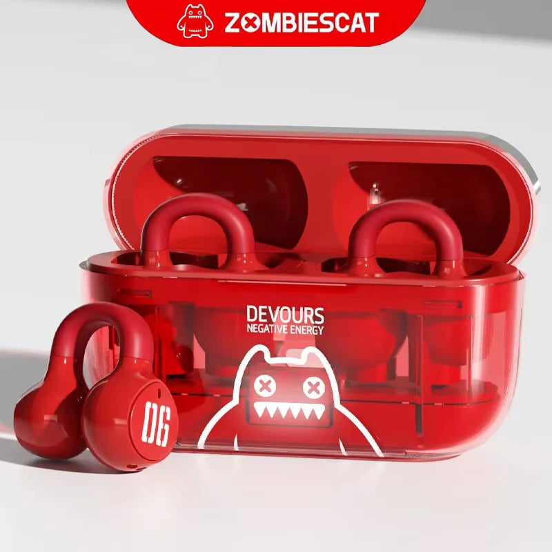 ZOMBIESCAT MGM-004 Bluetooth Earphones Adjustable Earbuds Cool light effect Headphones 360 ° ACS Panoramic Sound Effect