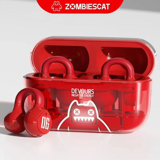 ZOMBIESCAT MGM-004 Bluetooth Earphones Adjustable Earbuds Cool light effect Headphones 360 ° ACS Panoramic Sound Effect