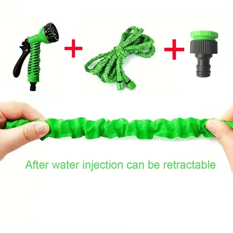 High-Pressure Car Wash Hose Expandable Magic Hose Pipe Home Garden Watering Hose Multi-Function Gardening Cleaning Wat er Spraye