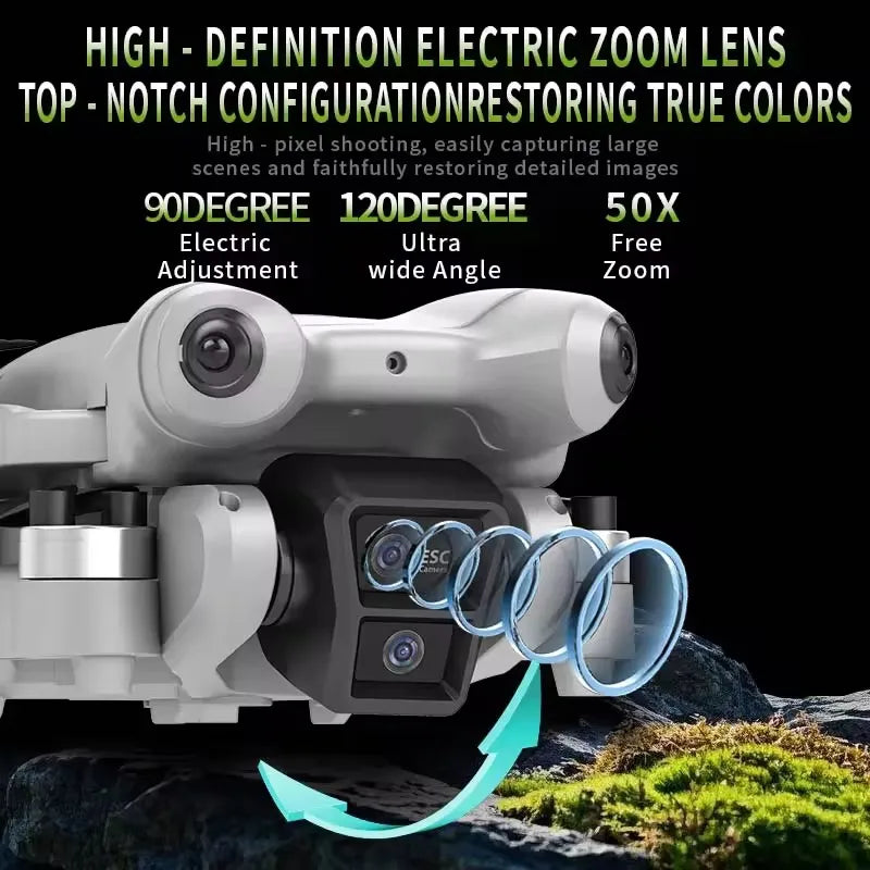 Xiaomi S101 Drone 8K HD Professinal Dual Camera 5G WiFi 120° Wide-angle ESC UAV With screen Obstacle Avoidance Quadcopter 20000M