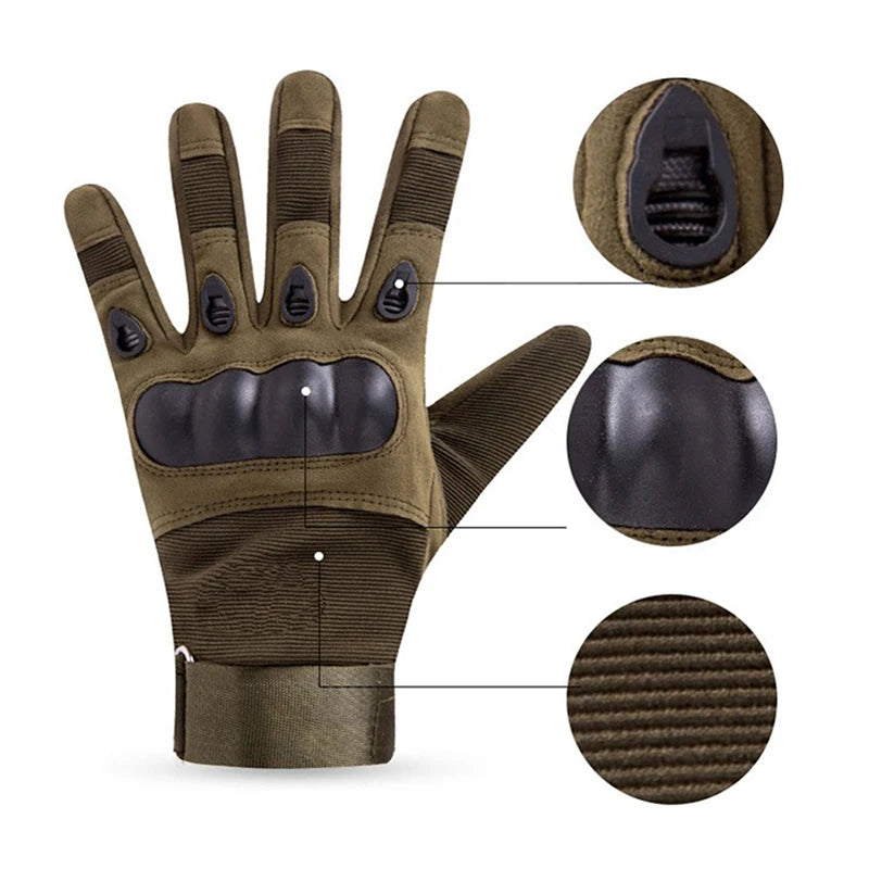 High Quality Work Gloves Outdoor Sports Locomotive Military Fans Gloves Outdoor Tactical Gloves Riding Gloves Labor Protection