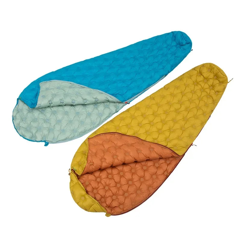 JUNGEL KING Spring Sleeping Bag Ultralight Outdoor Camping  Mummy Style Duck Down Sleeping Bag Trekking Travel Camping Supplies