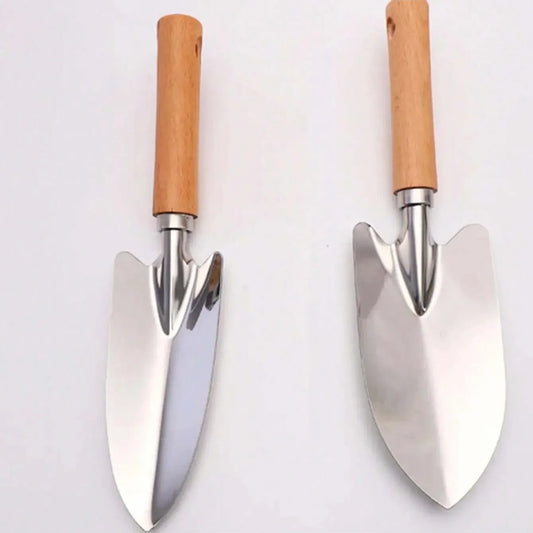 2pcs Gardening Tools Weeding Shovel Trowel and Rake Labor-saving Hand Shovels for Digging Transplanting Planting Weeding