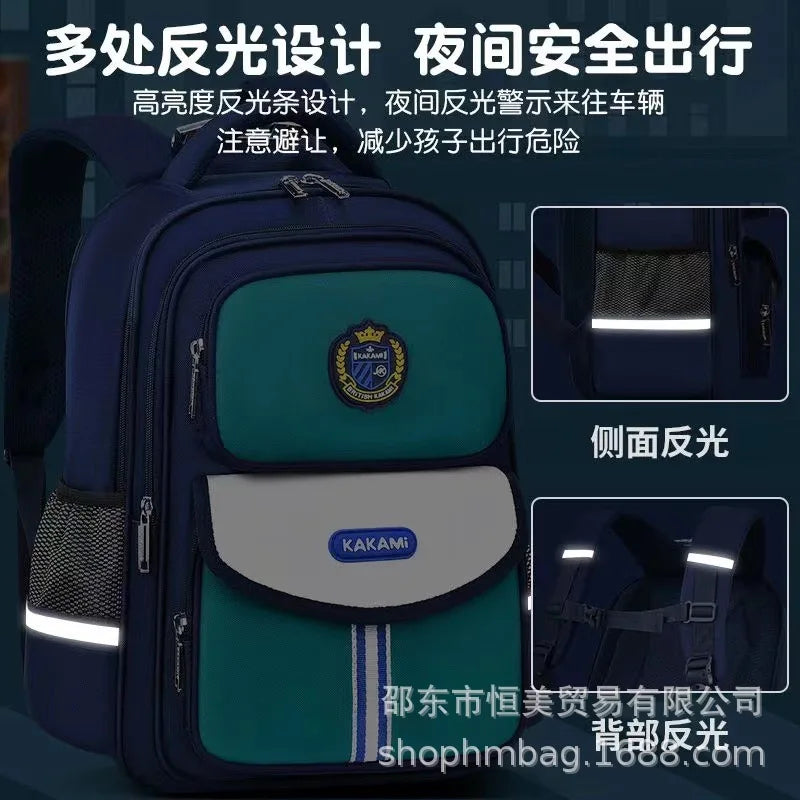 Hot Sale Of The Season New Fashionable Large Capacity Elementary School Student Backpack Spine Protection Wear Resistant Bookbag