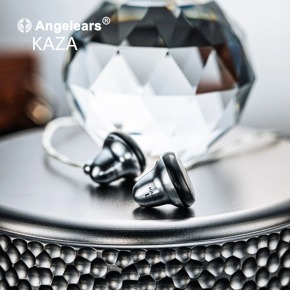 Angelears KAZA 15mm Dynamic Driver Flat In-ear Earphones High-Quality Sound Comfortable Wearing Wired earbuds 3.5mm