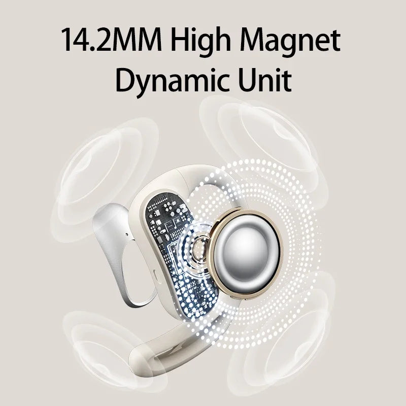 Acer OHR-517 Open-Ear Wireless Headphones Hi-Res with LDAC OWS Earphones Bass Boost Bluetooth 5.4 Earhook Sport Earbuds 48Hrs