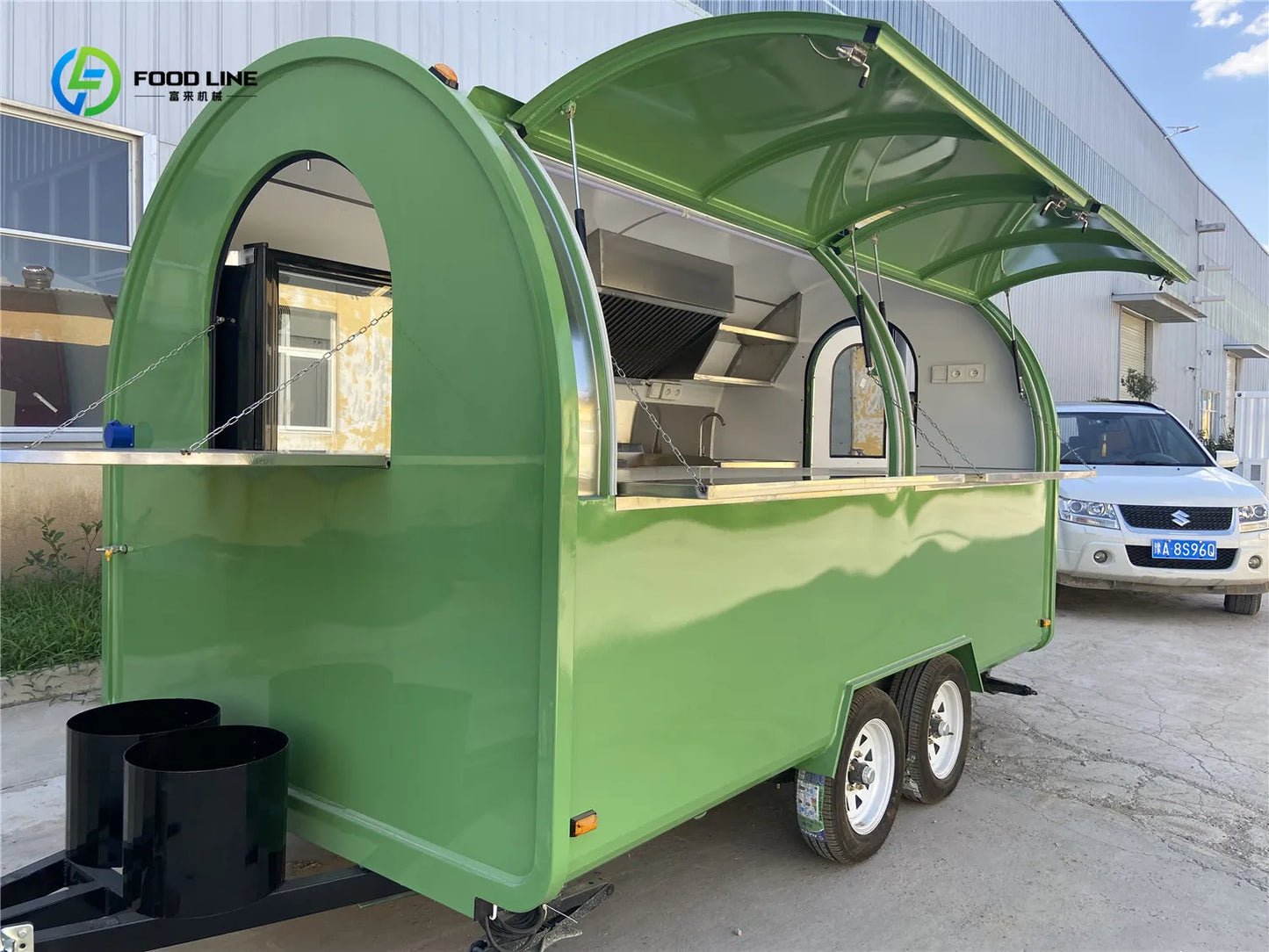 2025 Best Selling Outdoor Concession Food Trailer Mobile Fast Food Trailer Hotdog Cart Trailer Mobile bar