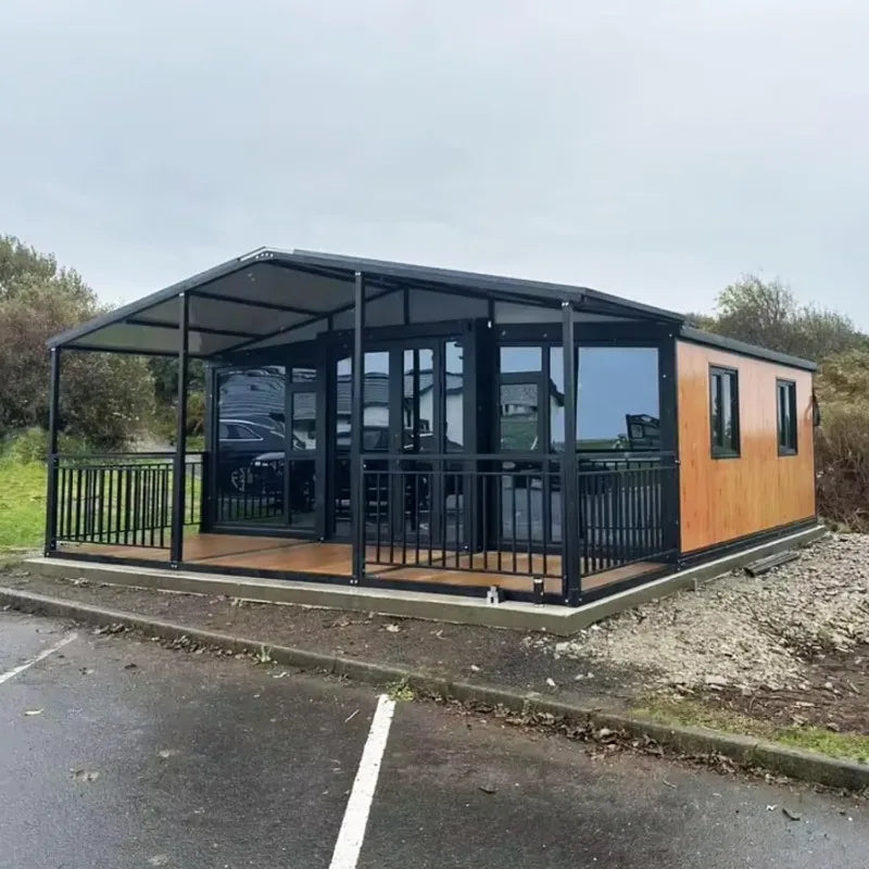 40ft 20ft Container Expandable Folding House Prefabricated Villa for Outdoor Use-for Office Hotel Modular Prefab House