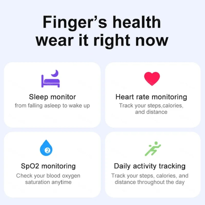 R03 Smartring Couple Rings Man Woman Gift Health Monitor Qring APP Sleep Tracker Fitness Waterproof 5ATM For Android Ios Phone