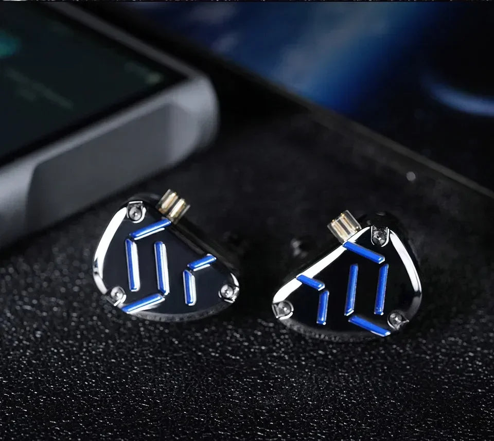 KZ ZAT 1DD+8BA Hybrid in-ear Earphone Noise Cancelling Headset HIFI Bass Metal Sport Earbuds KZ ZSNPRO AS16PRO ZS10PROX ZAR ZAS