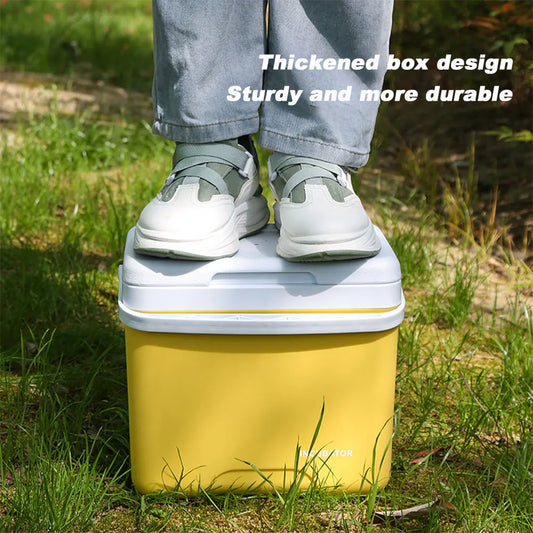 15L Camping Cooler Box Multipurpose Outdoor Hard Cooler for Camping Picnic Beach Drink Beverage Fishing
