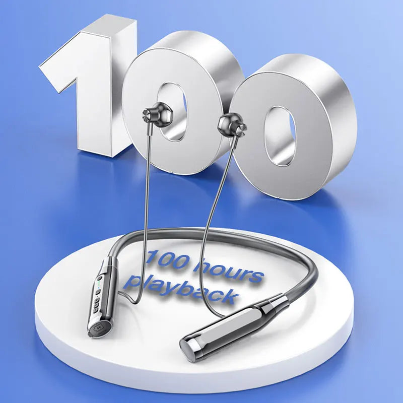 EARDECO 100 Hours Endurance Wireless Headphones Bass In-ear Bluetooth Headphone Earphone Music Sport Earbuds with Mic Stereo