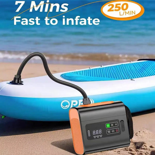 DOTWISE Outdoor Wireless Air Pump Electric 22PSI MINI Inflatable Pump with Inflatable Deflate for inflatable paddle board