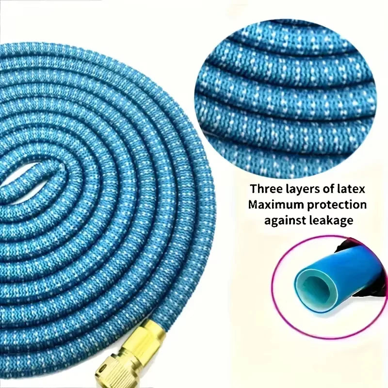 25-125FT Expandable High-Pressure Magic Hose, High-Pressure Multifunctional Spray Gun, Home Garden Watering Tool