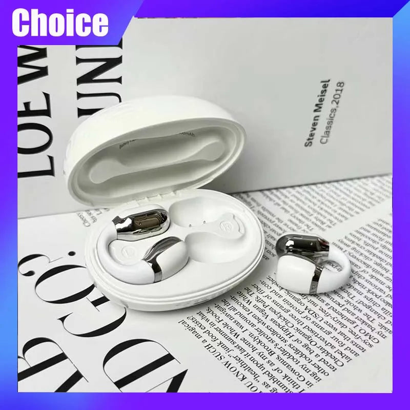 OWS F16 Headphones Open Ear Wireless Bluetooth HiFi Earbuds Active Noise Reduction Sports Casual Fashion Ear Clip Headsets Gift