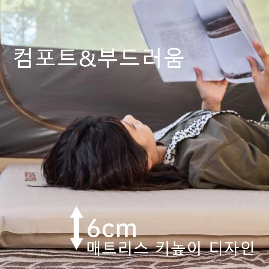 Naturehike Air Mattress Automatic Air Mattress Outdoor Tent Sleeping Pad Thick Air Mattress Camping Mattress Moisture-proof Pad