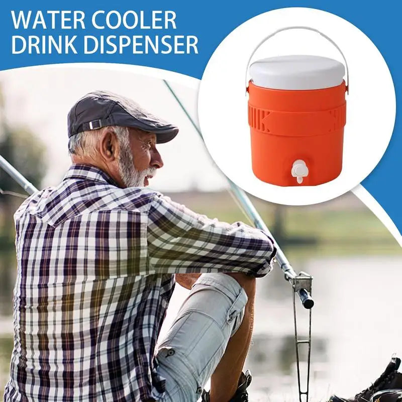 3.8L Camping Coolers Long-Lasting Insulation Portable Drink Dispensers Long-Lasting Insulation Greation ﻿