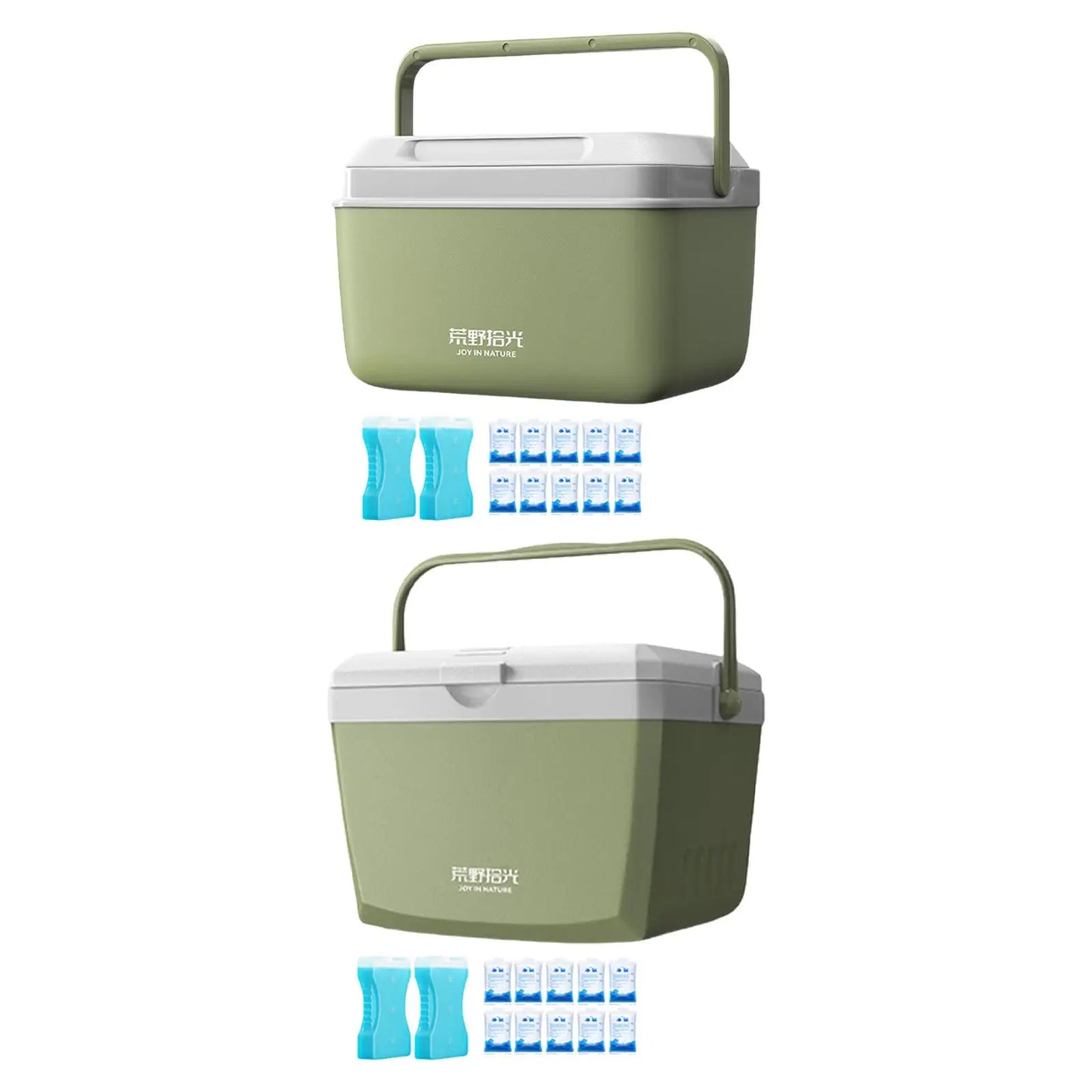 Insulated Ice Cooler Premium Camp Cooler Box for Picnic Household Party