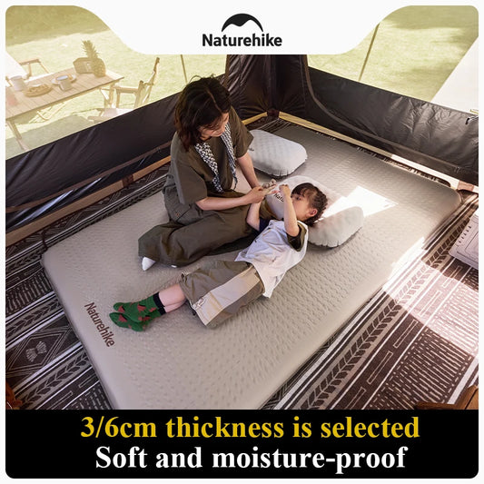 Naturehike Air Mattress Automatic Air Mattress Outdoor Tent Sleeping Pad Thick Air Mattress Camping Mattress Moisture-proof Pad