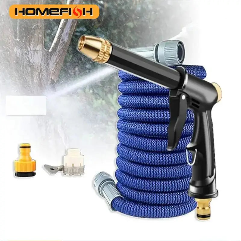 High Quality Flexible Expandable Garden Hose High Pressure Nozzle Spraye Washer Gun Car Wash Hose Expandable Garden Water Hose