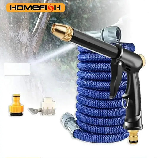 High Quality Flexible Expandable Garden Hose High Pressure Nozzle Spraye Washer Gun Car Wash Hose Expandable Garden Water Hose