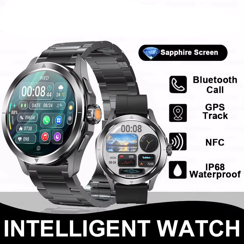 GUHUAVMI S4 Ultra Outdoor Sports Smart Watch - 1.53" AMOLED GPS NFC Waterproof