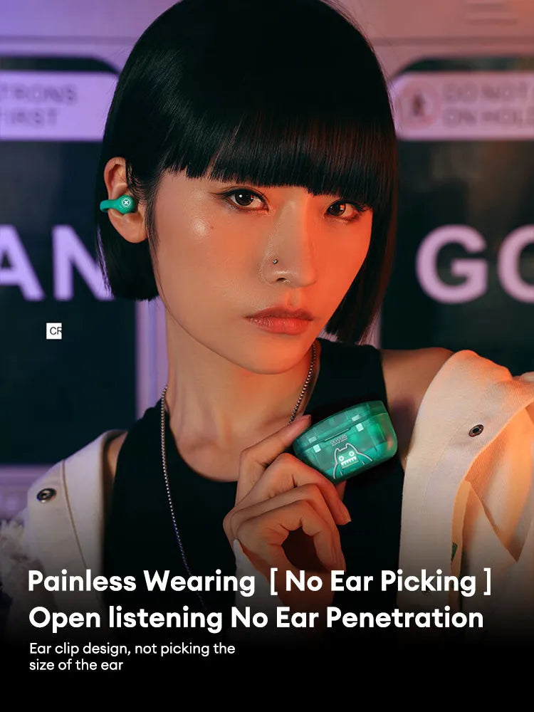 ZOMBIESCAT MGM-004 Bluetooth Earphones Adjustable Earbuds Cool light effect Headphones 360 ° ACS Panoramic Sound Effect