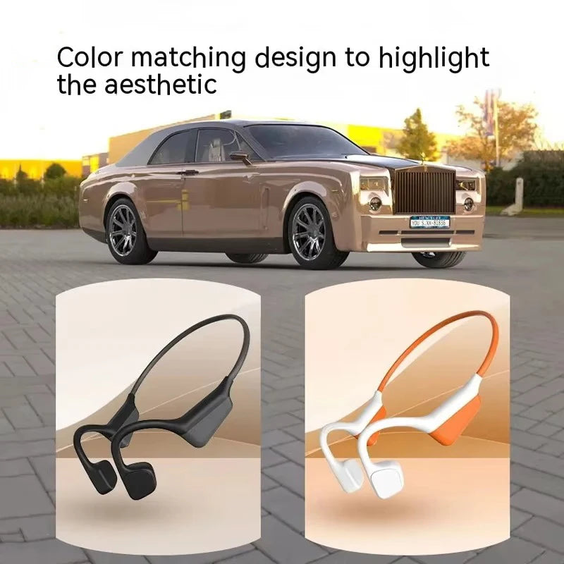 For Xiaomi i18pro Bone Conduction Earbud Wireless Headphones Compatible Bluetooth Earphone TWS with Mic Swimming Wear Headset