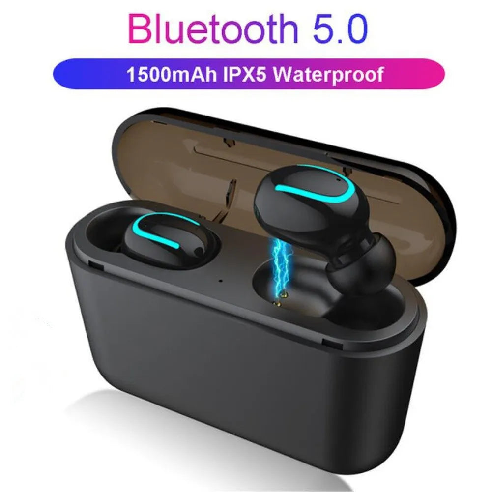 Q32 Bluetooth 5.0 Earphones TWS Wireless Headphones Blutooth Earphone Handsfree Headphone Sports Earbuds Gaming Headset