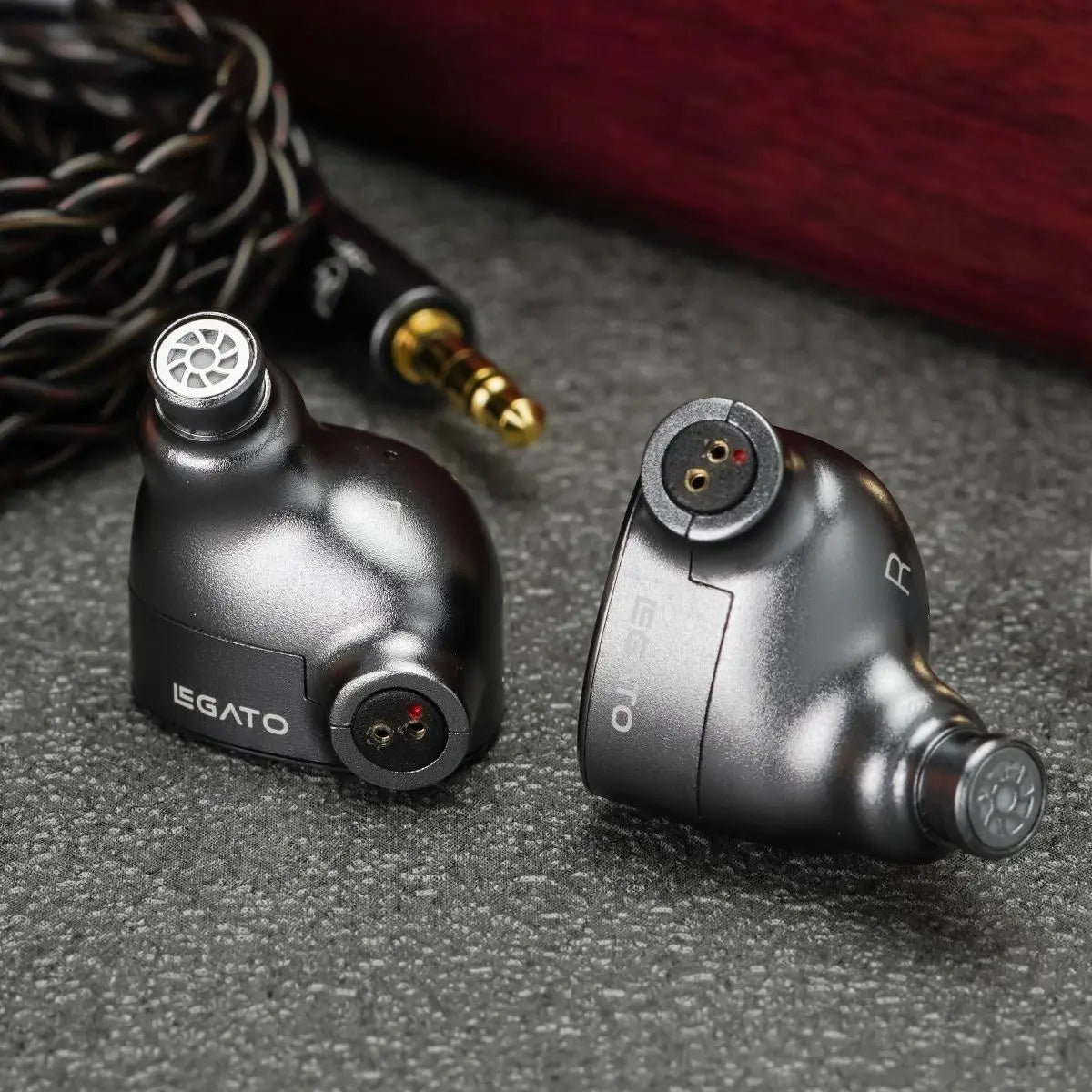 7HZ Legato Dual Dynamic Drivers IEMs In-Ear Monitors Earphones HiFi 2DD Wired Headphone with 2Pin OCC Silver-Plated Cable 3.5mm