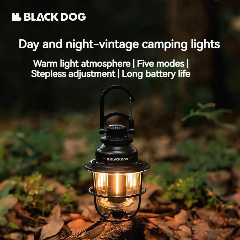 Naturehike Blackdog Camping Hanging Light Outdoor Led Lighting Tent Lantern Floodlight Waterproof Ipx3 Portable Ultralight Lamp