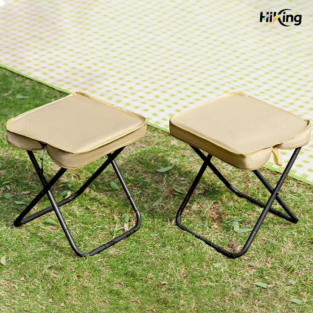 Outdoor Folding Chair Portable Pocket Handbag Folding Camping Chair Sketching Small Mazza Fishing Travel Recreational Supplies