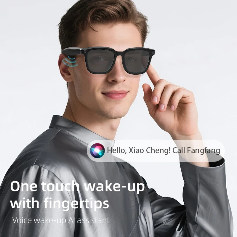 Xiaomi New V03 Smart Glasses 500W Pixel Video Camera AI Voice Translation With Video And Photo Bluetooth Recording Sunglasses