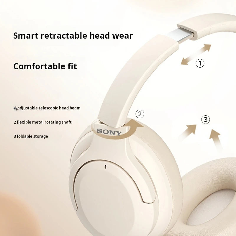 SONY D2-ANC Wireless Headphones Bluetooth 5.3 Earphones Foldable Gaming Headset Sport Headphone with Mic Music Earbuds Original